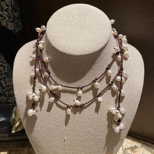 Silpada pearl wrap necklace